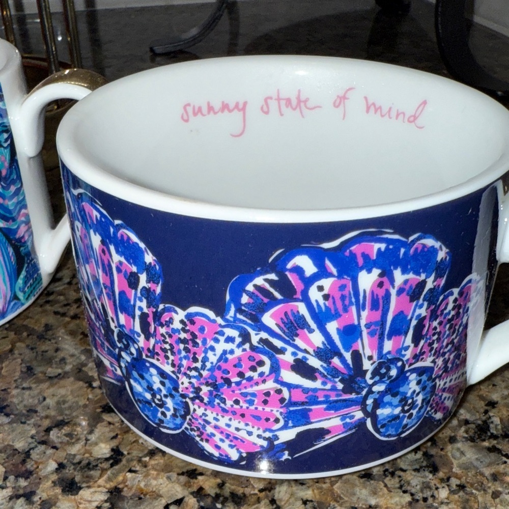Lilly Pulitzer cappuccino Mug Set - Picture 6 of 6
